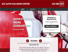 Tablet Screenshot of newarkautobodycenter.com